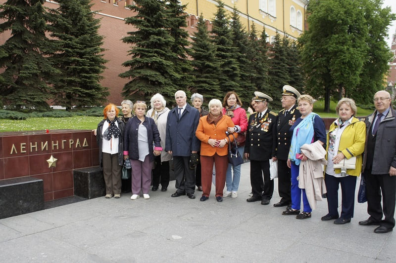 Петербургские ветераны в столице России
